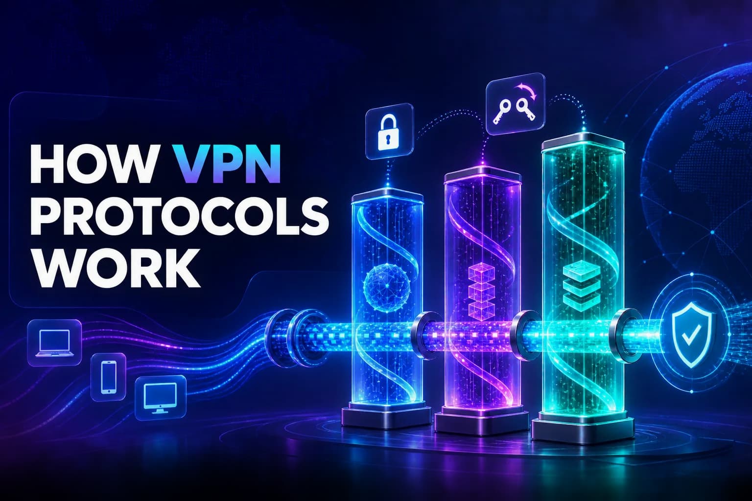 How VPN Protocols Work: WireGuard, OpenVPN & IKEv2 Explained ([year])