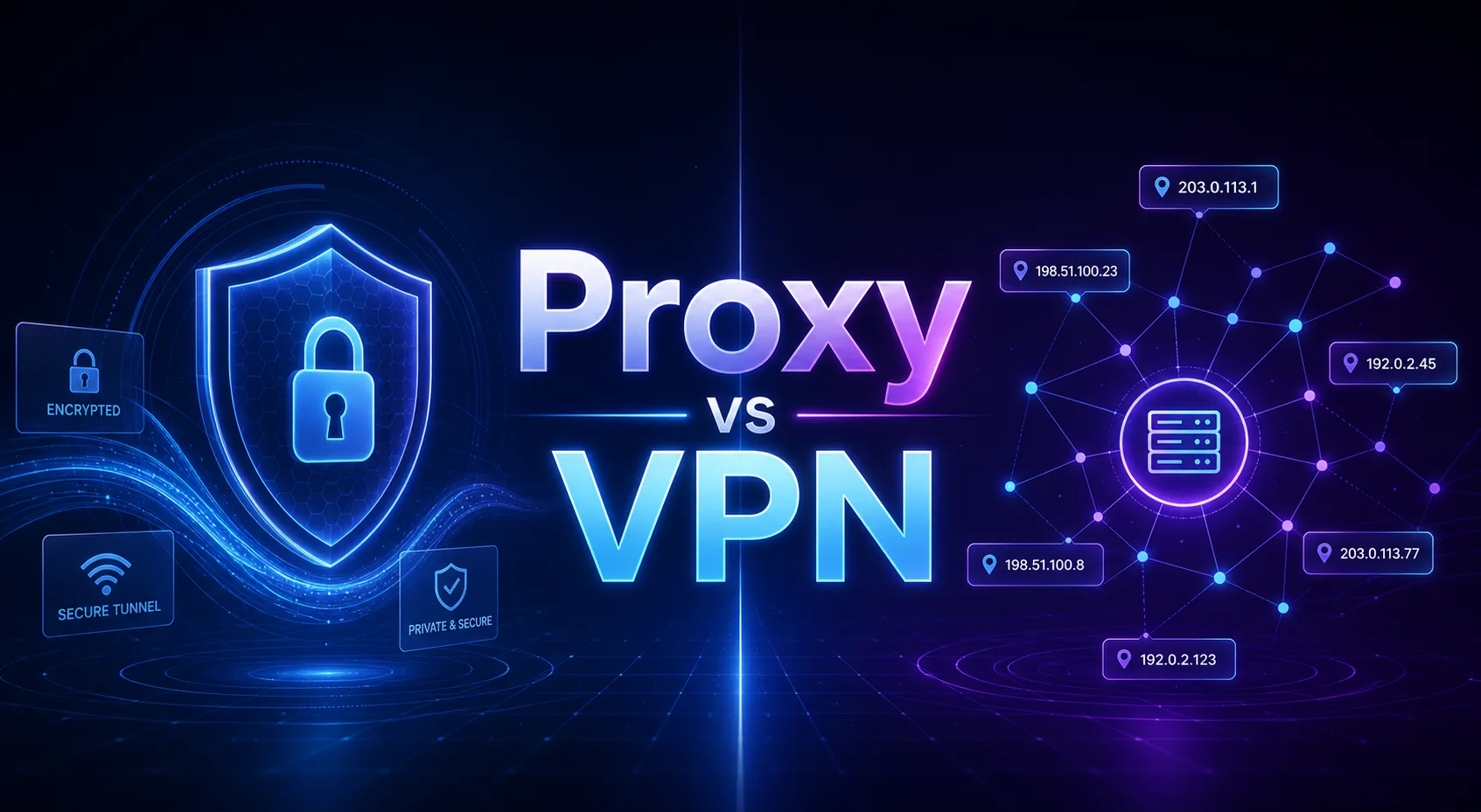 Proxy vs VPN: What's the Difference? [year] Guide