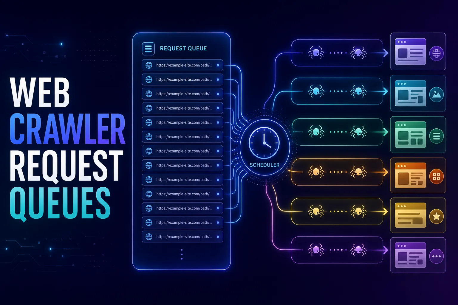 How Large-Scale Web Crawlers Manage Request Queues ([year])